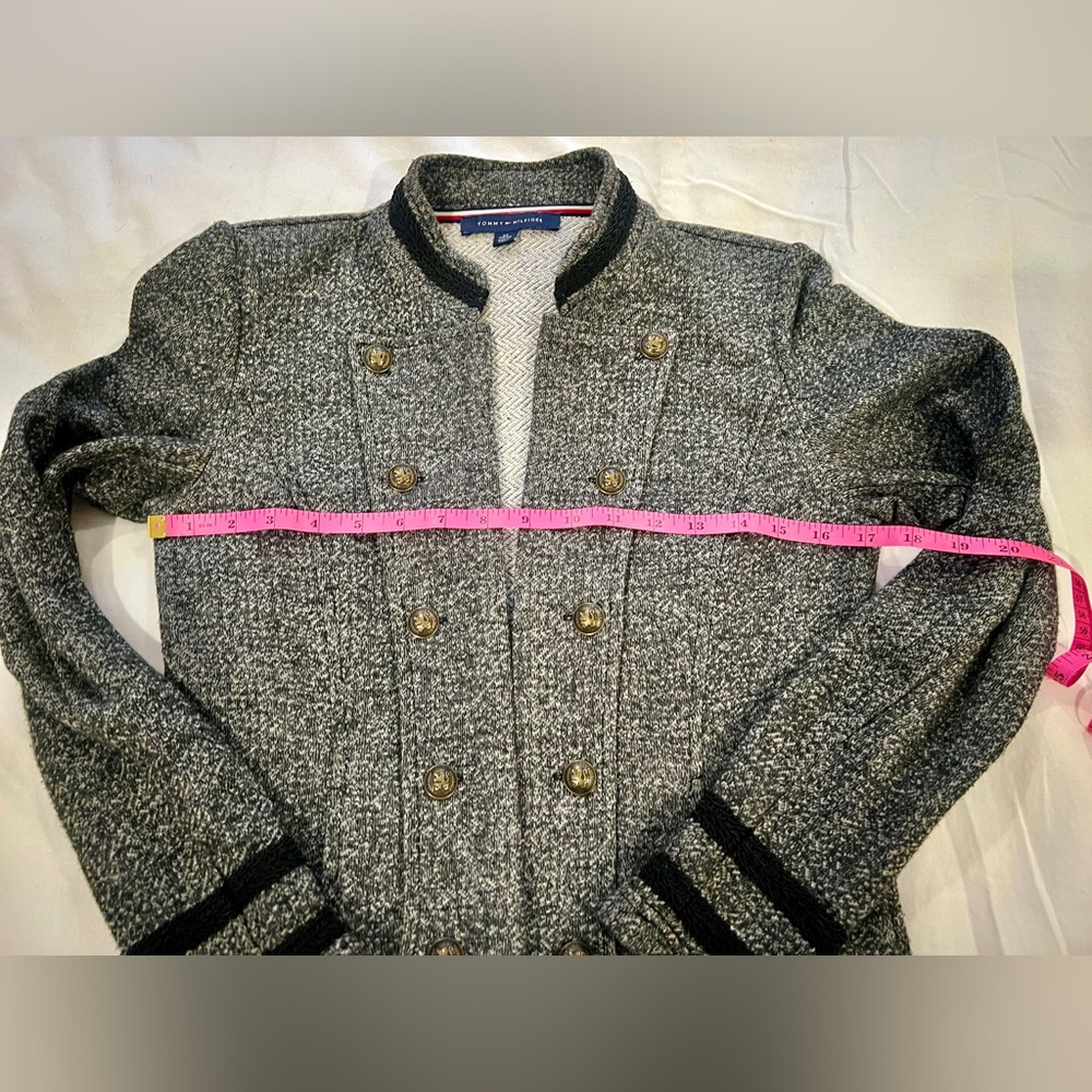 Tommy Hilfiger Women's Marled Military Band Jacket - Picture 6 of 10